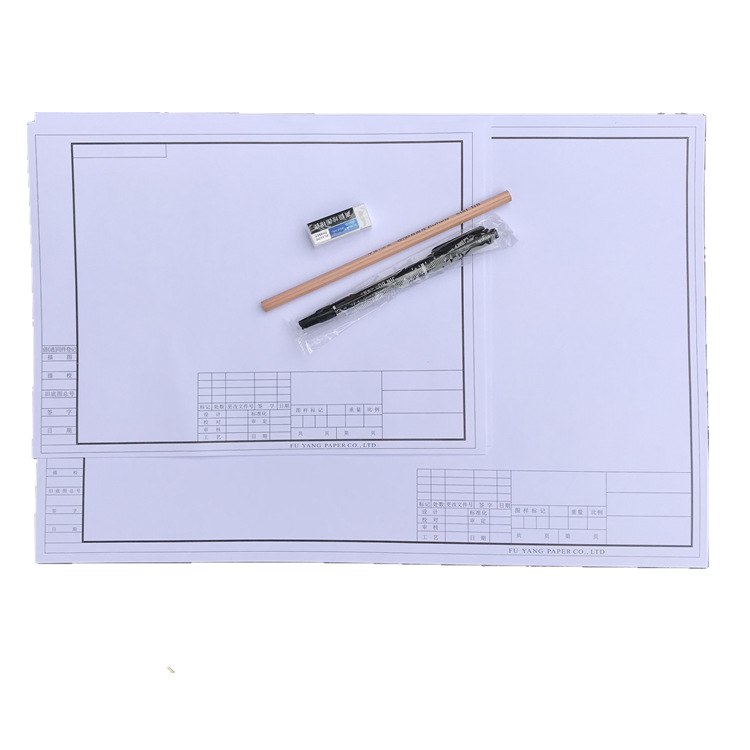 Smooth Edition et Long at Uncoated White Cad Plotter Paper